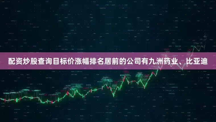 配资炒股查询目标价涨幅排名居前的公司有九洲药业、比亚迪